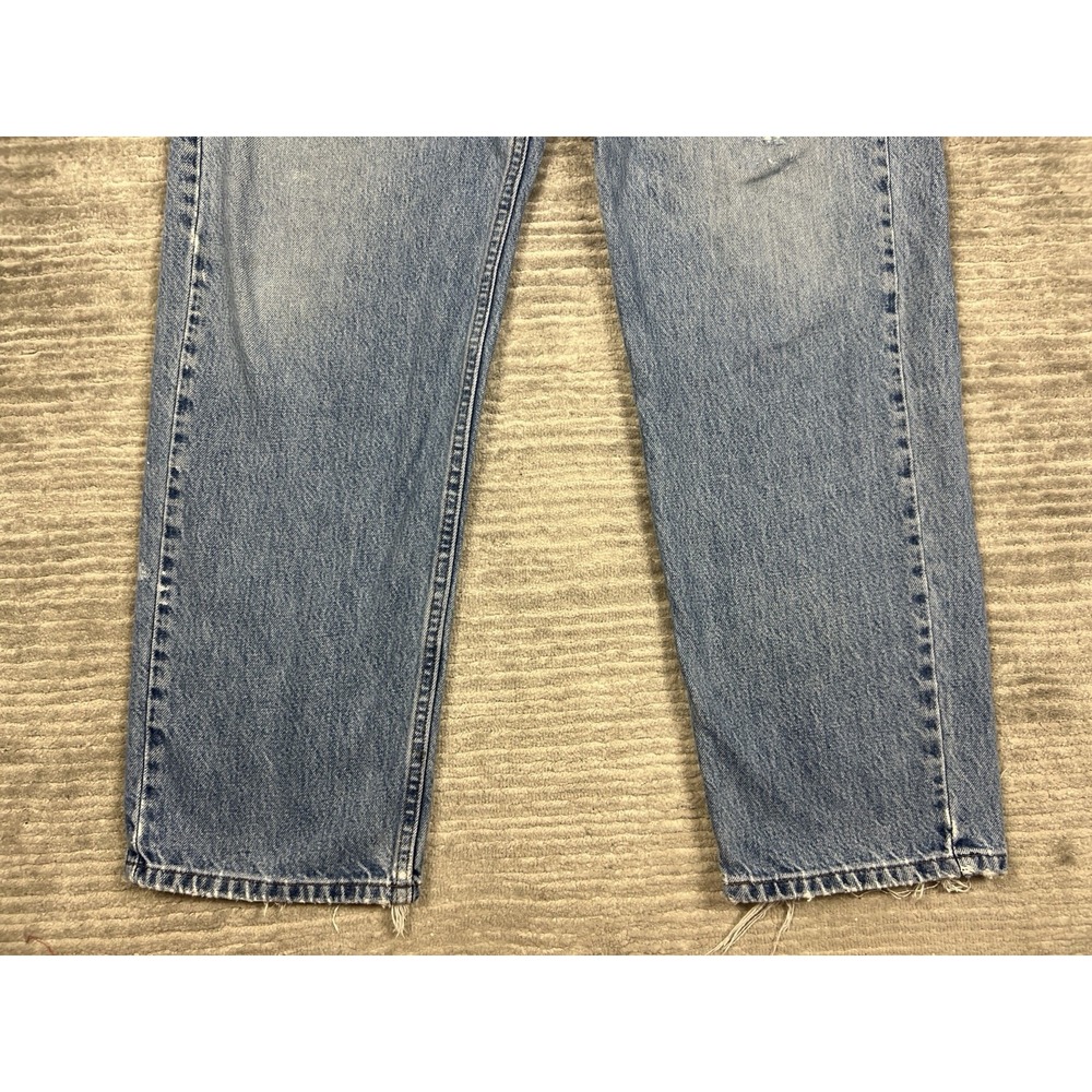 Harley‎ Davidson Jeans Mens 36x32 Blue Denim Destroyed Distressed - Picture 3 of 16